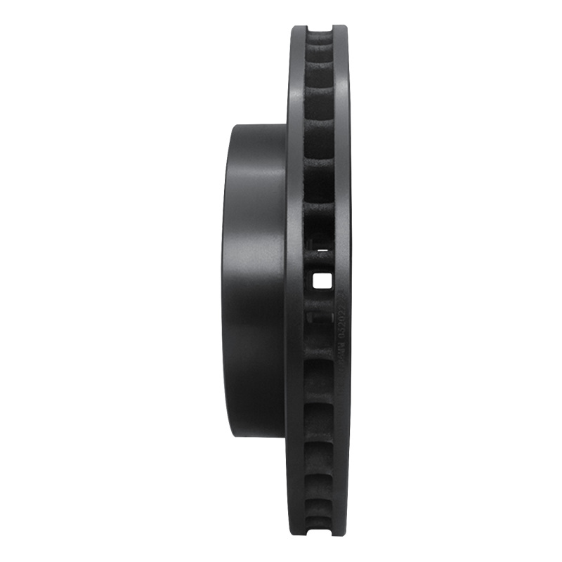 Picture of R1 88-00 Chevrolet K1500 Suburban Front Right Drilled & Slotted Black Brake Rotor
