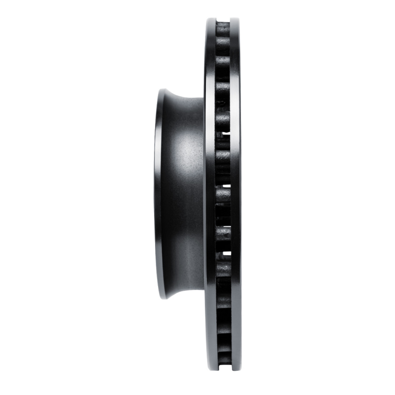 Picture of R1 06-25 American Coach Patriot Front Right Drilled & Slotted Black Brake Rotor
