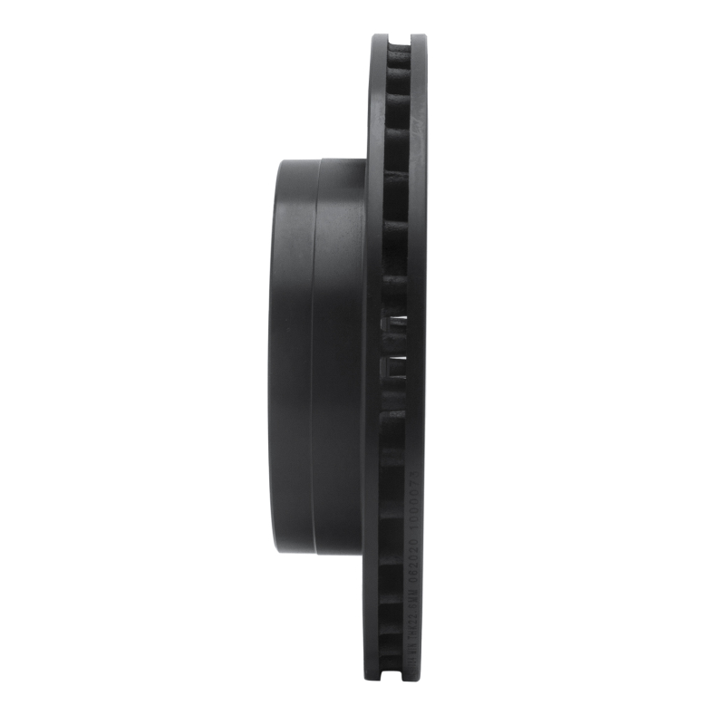 Picture of R1 97-02 Dodge Durango Front Left Drilled & Slotted Black Brake Rotor