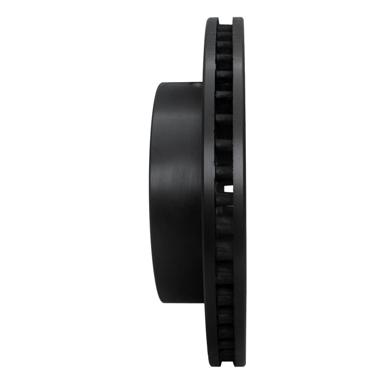 Picture of R1 00-01 Dodge Ram 1500 Pickup Front Right Drilled & Slotted Black Brake Rotor