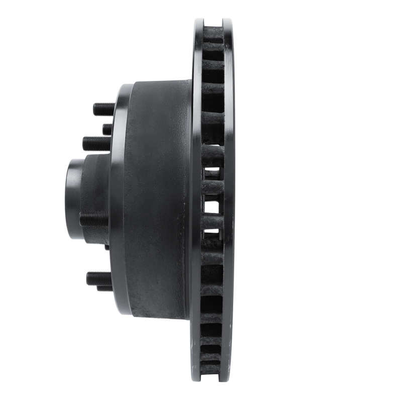 Picture of R1 78-81 Dodge B350 Front Right Drilled & Slotted Black Brake Rotor