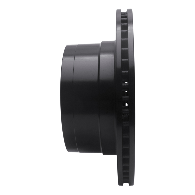 Picture of R1 03-08 Dodge Ram 3500 Rear Right Drilled & Slotted Black Brake Rotor