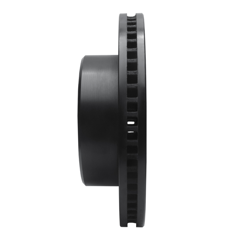 Picture of R1 09-25 Dodge Ram 2500 Front Right Drilled & Slotted Black Brake Rotor