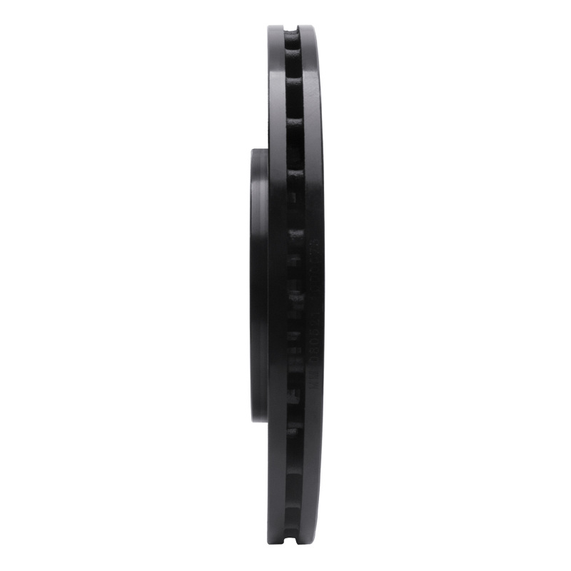 Picture of R1 12-25 Chrysler Town & Country Front Left Drilled & Slotted Black Brake Rotor