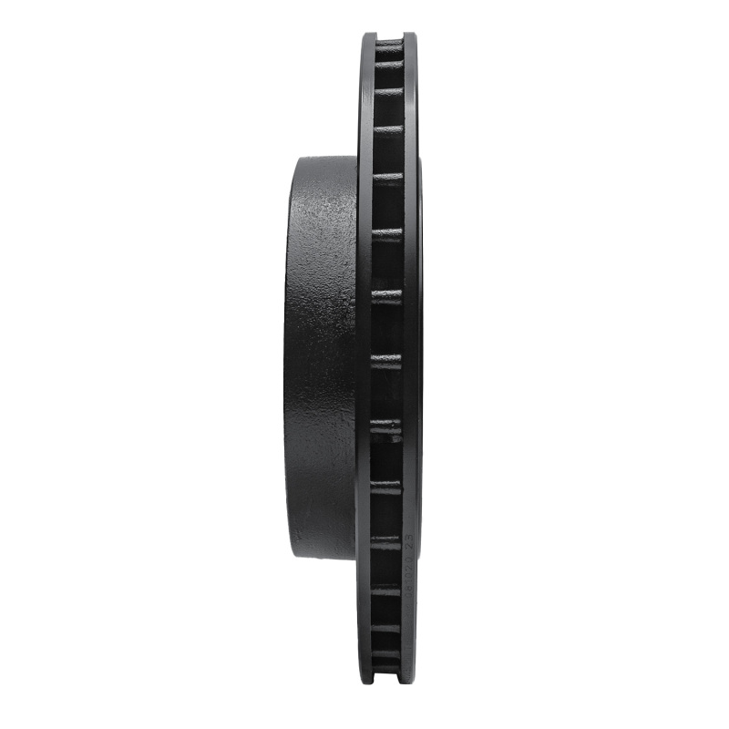 Picture of R1 06-10 Jeep Grand Cherokee Rear Right Drilled & Slotted Black Brake Rotor