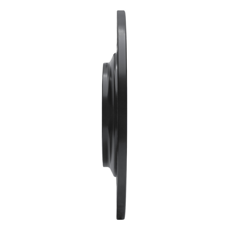 Picture of R1 14-23 Jeep Cherokee Rear Right Drilled & Slotted Black Brake Rotor
