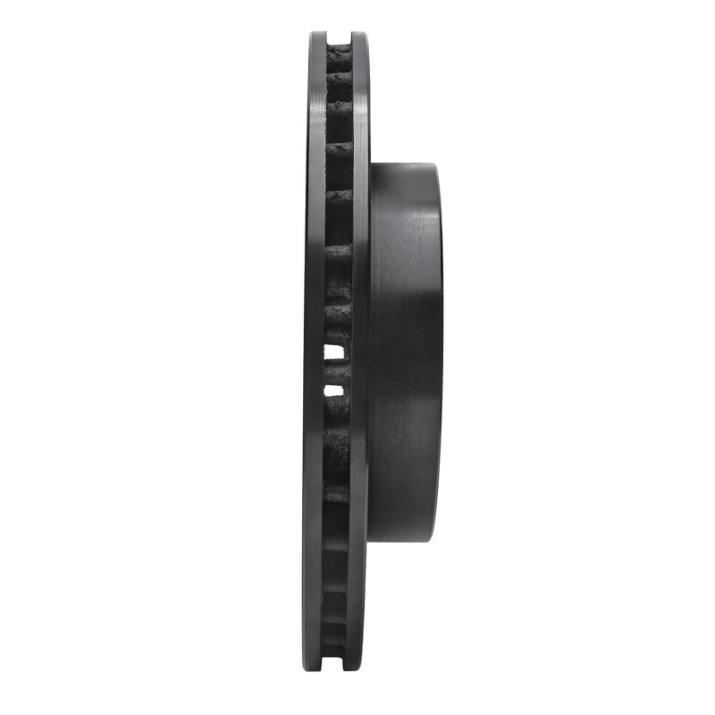 Picture of R1 77-80 Buick LeSabre Rear Right Drilled & Slotted Black Brake Rotor