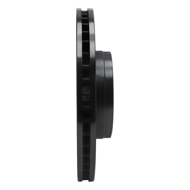 Picture of R1 97-01 Cadillac CATERA Front Left Drilled & Slotted Black Brake Rotor