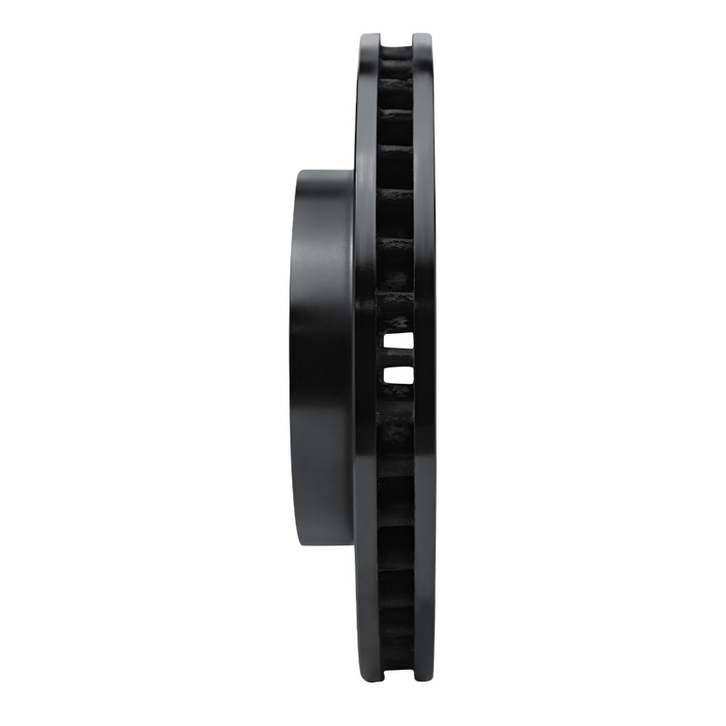 Picture of R1 69-78 Cadillac Eldorado Front/Rear Left Drilled & Slotted Black Brake Rotor