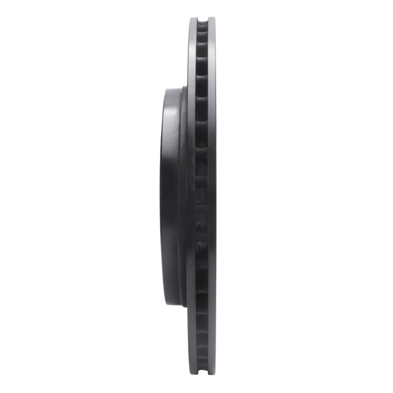 Picture of R1 08-14 Cadillac CTS Rear Left Drilled & Slotted Black Brake Rotor