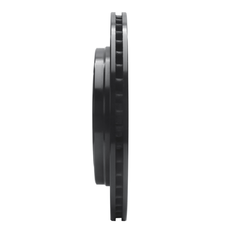 Picture of R1 13-19 Cadillac ATS Rear Right Drilled & Slotted Black Brake Rotor