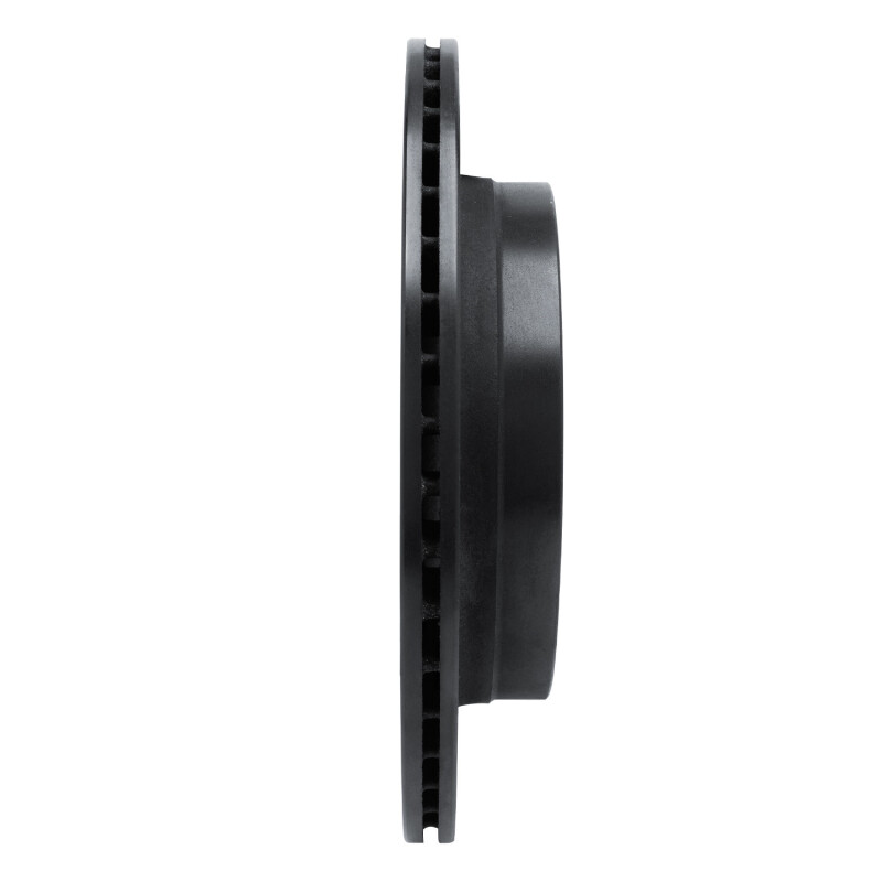 Picture of R1 13-19 Cadillac XTS Rear Right Drilled & Slotted Black Brake Rotor