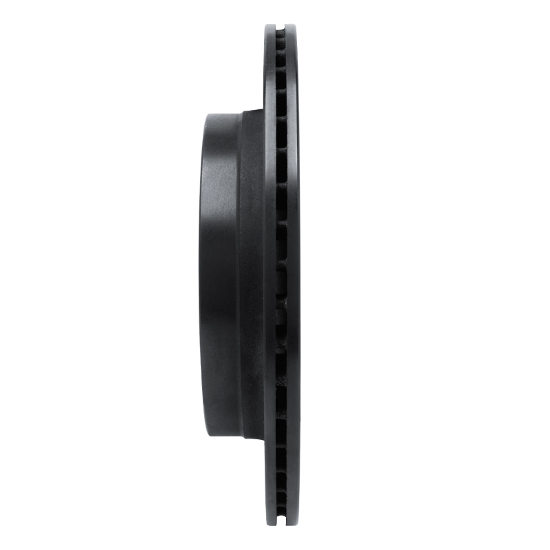 Picture of R1 13-19 Cadillac XTS Rear Left Drilled & Slotted Black Brake Rotor