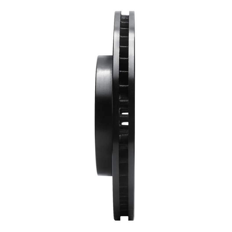 Picture of R1 97-05 Chevrolet Classic Front Left Drilled & Slotted Black Brake Rotor