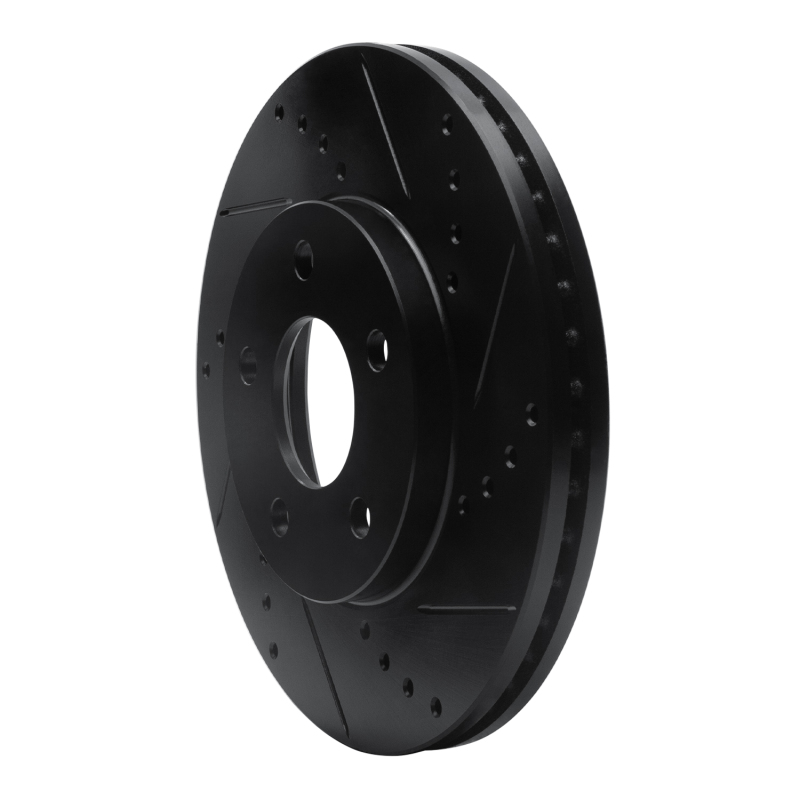 Picture of R1 06-11 Chevrolet HHR Front Right Drilled & Slotted Black Brake Rotor
