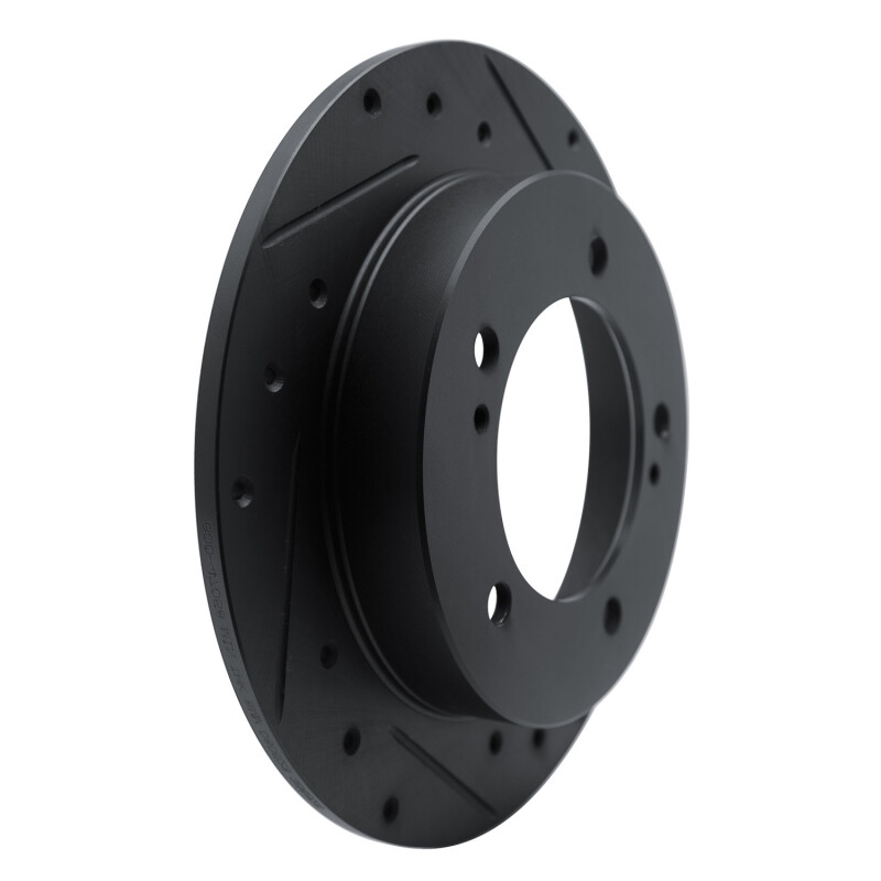 Picture of R1 83-98 Chevrolet Tracker Front Right Drilled & Slotted Black Brake Rotor