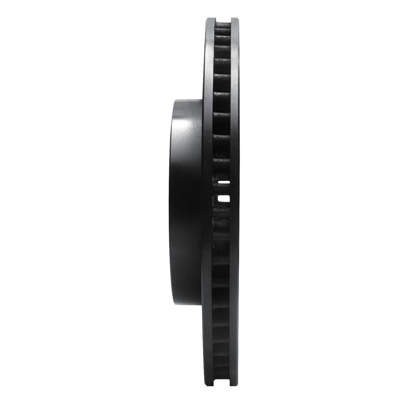 Picture of R1 02-07 Chevrolet Equinox Front Right Drilled & Slotted Black Brake Rotor