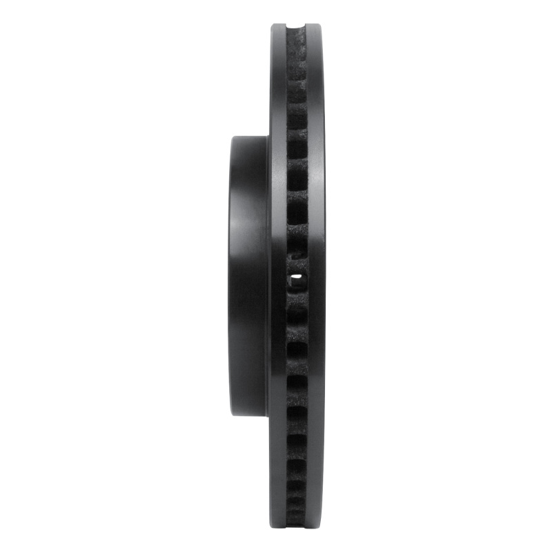 Picture of R1 07-15 Chevrolet Captiva Front Left Drilled & Slotted Black Brake Rotor