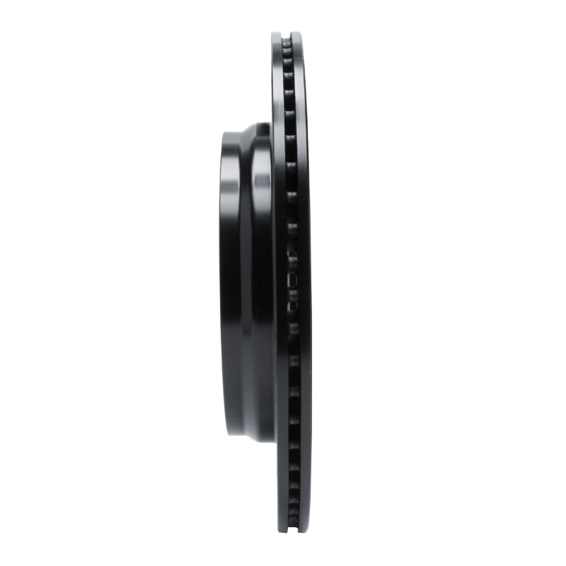 Picture of R1 19-25 Cadillac Escalade Rear Left Drilled & Slotted Black Brake Rotor