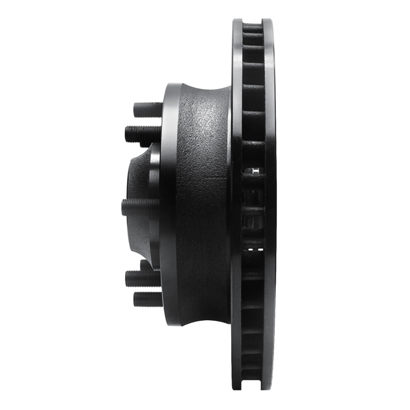 Picture of R1 71-95 Chevrolet C20 Pickup Front Right Drilled & Slotted Black Brake Rotor