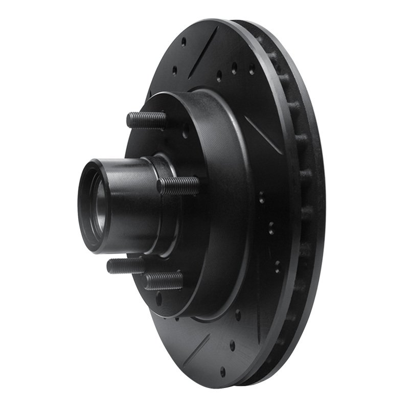 Picture of R1 91-03 Chevrolet S10 Blazer Front Left Drilled & Slotted Black Brake Rotor