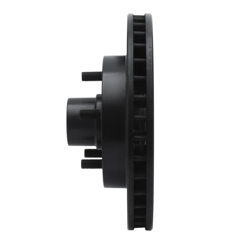 Picture of R1 88-94 Chevrolet C1500 Front Left Drilled & Slotted Black Brake Rotor
