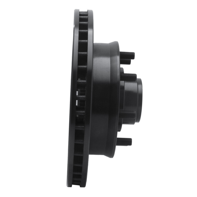 Picture of R1 92-02 Chevrolet C2500 Front Right Drilled & Slotted Black Brake Rotor