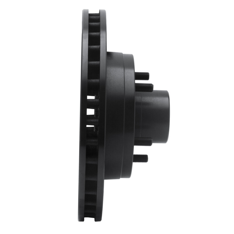 Picture of R1 93-95 Chevrolet G10 Front Right Drilled & Slotted Black Brake Rotor