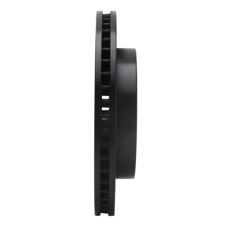 Picture of R1 99-08 Cadillac Escalade ESV Front Left Drilled & Slotted Black Brake Rotor