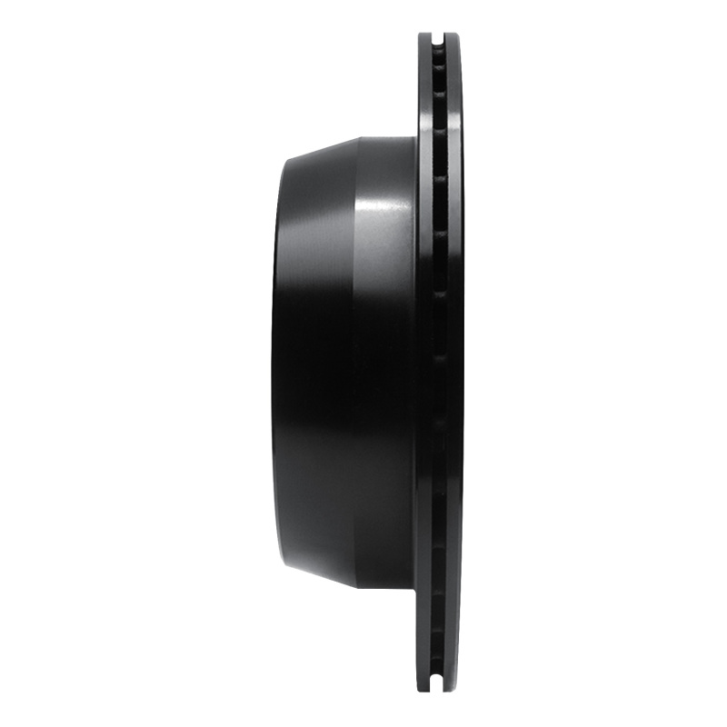 Picture of R1 99-07 Chevrolet Suburban 1500 Rear Right Drilled & Slotted Black Brake Rotor