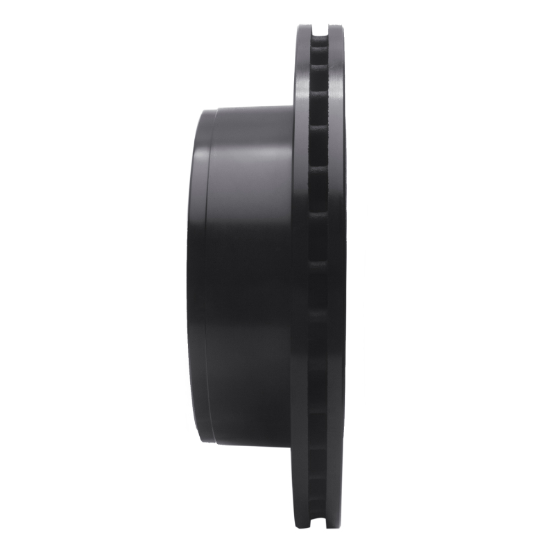 Picture of R1 99-20 Chevrolet Silverado 2500 Rear Left Drilled & Slotted Black Brake Rotor