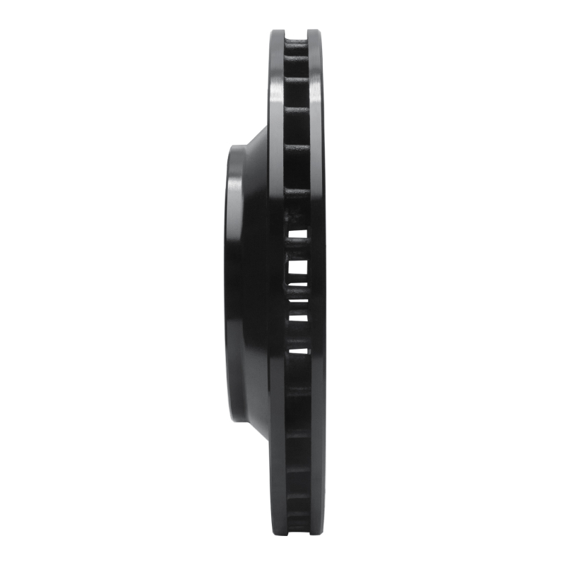 Picture of R1 02-05 Buick Rainier Front Right Drilled & Slotted Black Brake Rotor