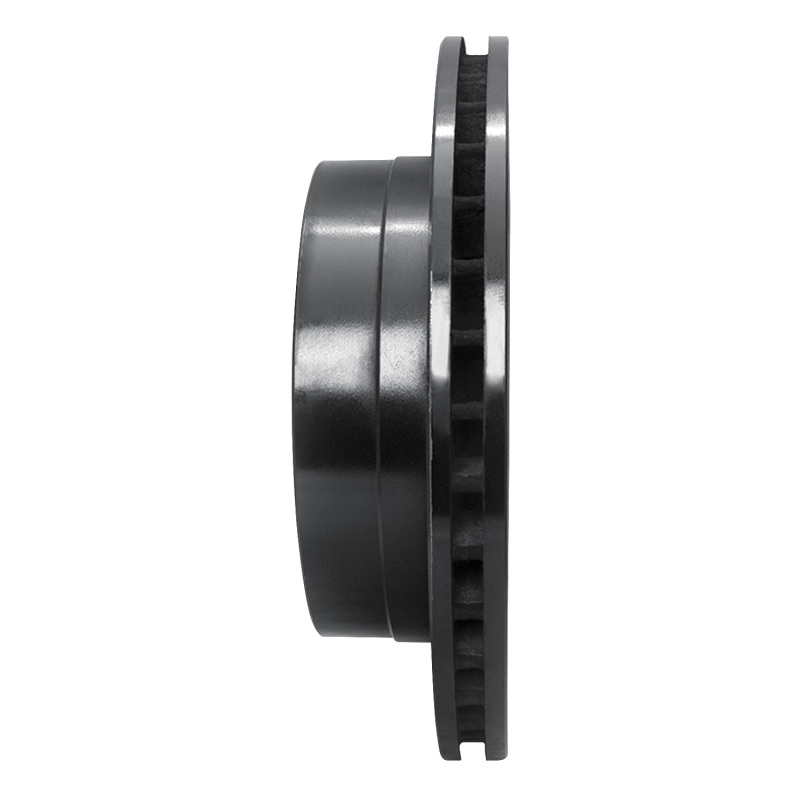 Picture of R1 03-05 Chevrolet Silverado 1500 Rear Left Drilled & Slotted Black Brake Rotor