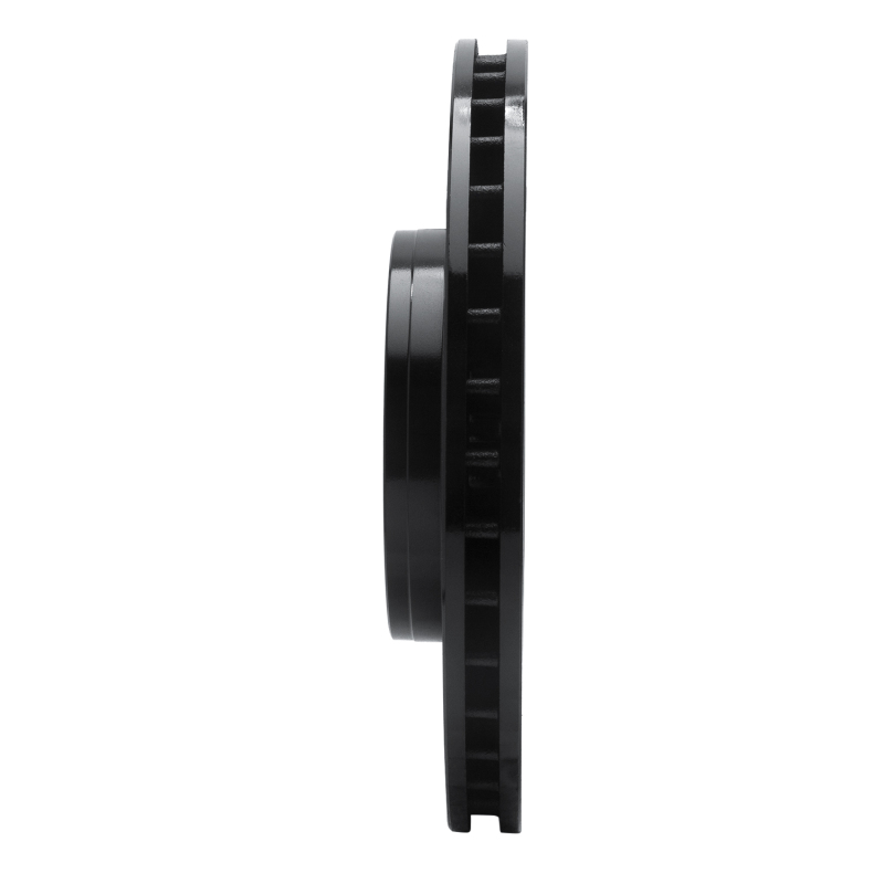 Picture of R1 02-09 Buick Rainier Front Left Drilled & Slotted Black Brake Rotor