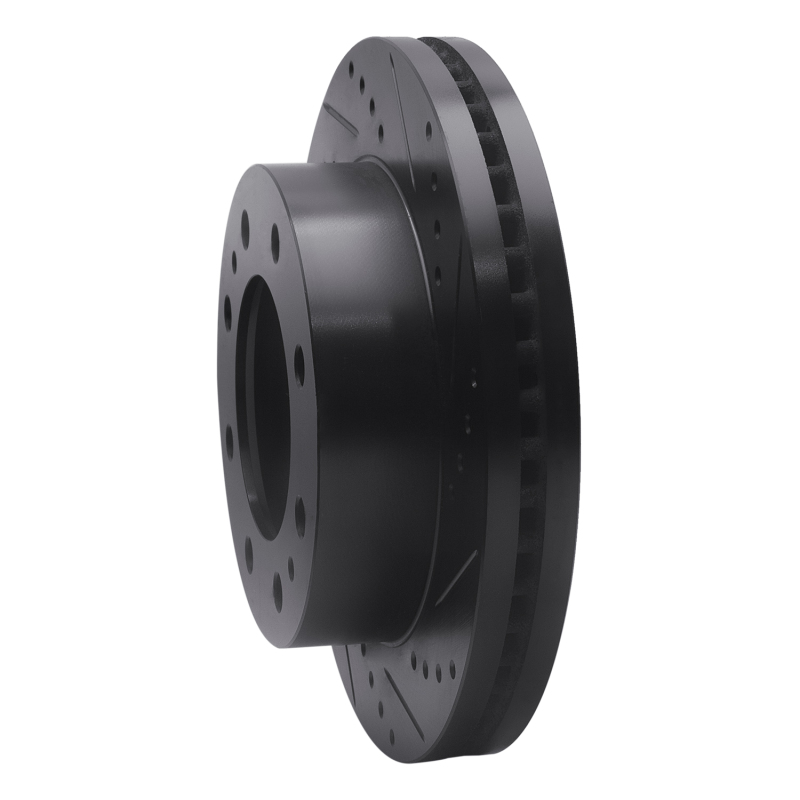 Picture of R1 01-25 Chevrolet AVALANCHE 2500 Front Right Drilled & Slotted Black Brake Rotor