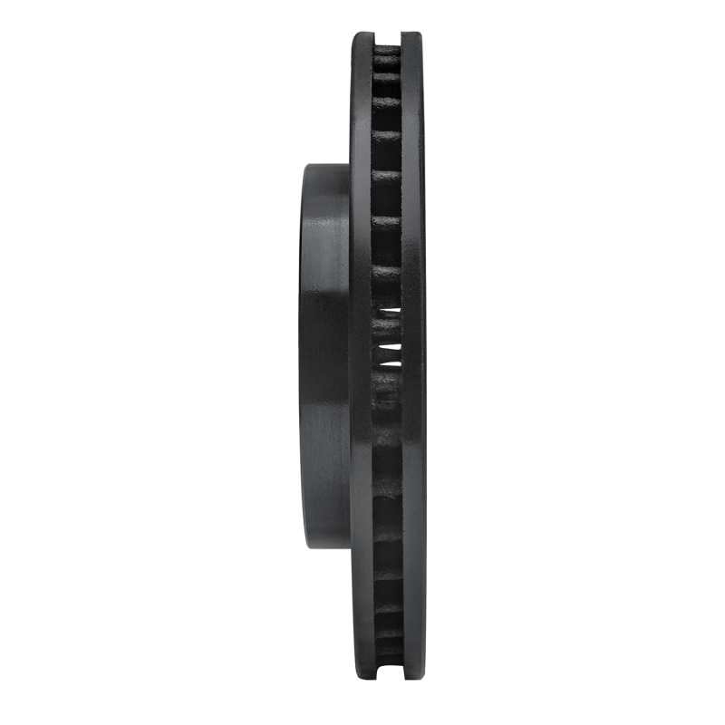 Picture of R1 70-93 Ford Taurus (Excl SHO) Front Right Drilled & Slotted Black Brake Rotor