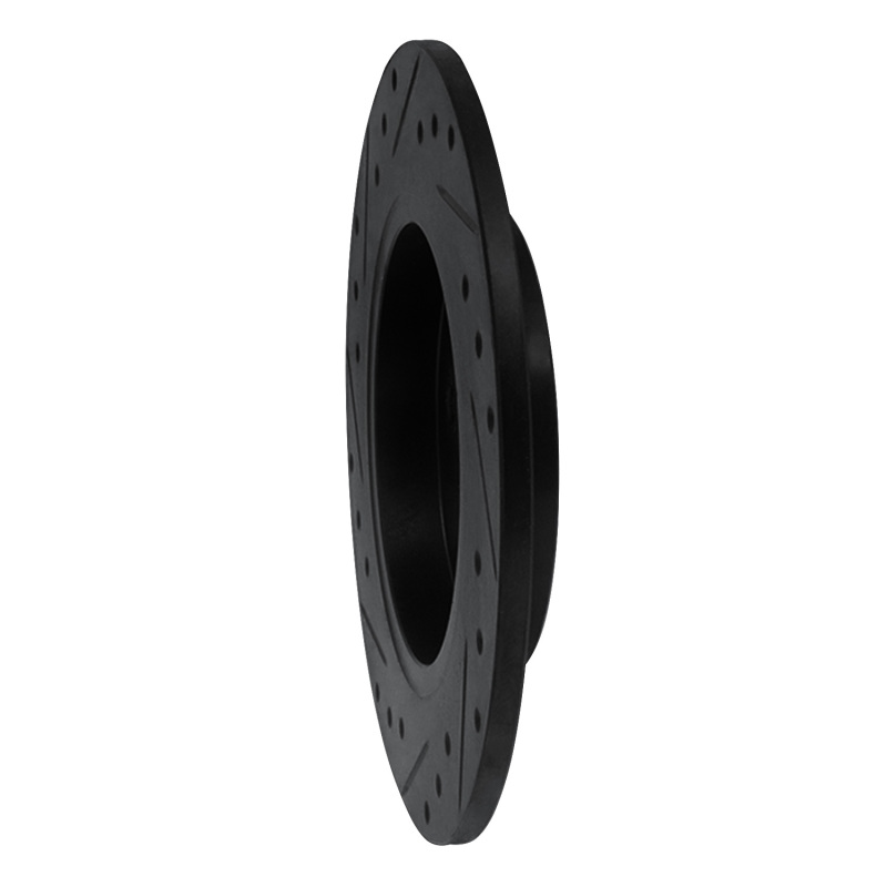 Picture of R1 02-04 Ford Focus Rear Right Drilled & Slotted Black Brake Rotor