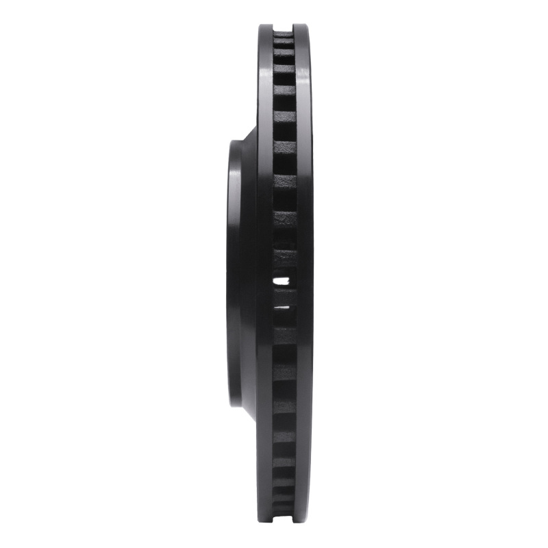 Picture of R1 05-14 Ford Mustang Front Right Drilled & Slotted Black Brake Rotor