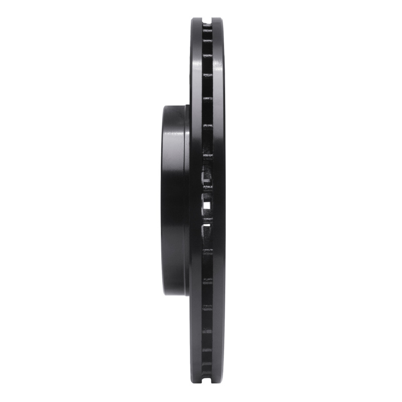 Picture of R1 14-23 Ford Fiesta (USA/Canada) Front Right Drilled & Slotted Black Brake Rotor