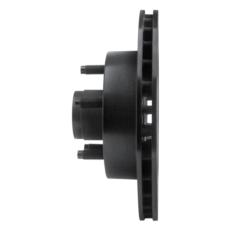 Picture of R1 83-97 Ford AEROSTAR Front Right Drilled & Slotted Black Brake Rotor