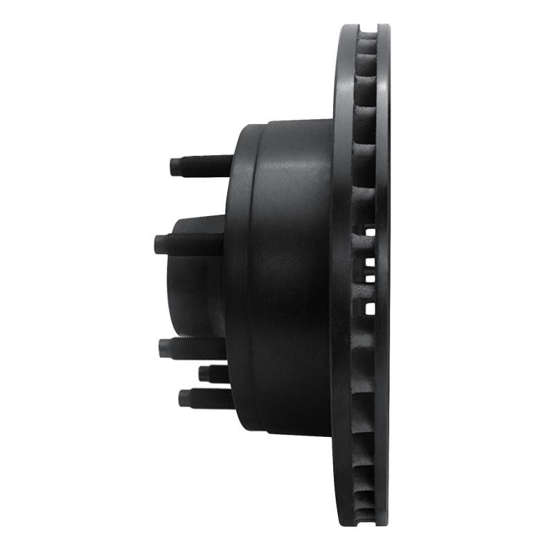 Picture of R1 95-07 Ford E-150 Econoline Front Right Drilled & Slotted Black Brake Rotor