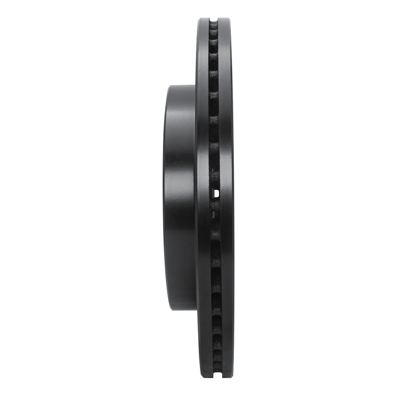Picture of R1 97-04 Ford F-150 4WD Front Left Drilled & Slotted Black Brake Rotor