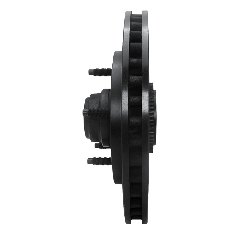 Picture of R1 97-00 Ford Expedition Front Right Drilled & Slotted Black Brake Rotor