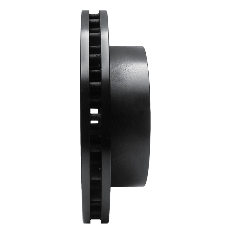 Picture of R1 99-99 Ford F-250 4WD (Super Duty) Front Left Drilled & Slotted Black Brake Rotor