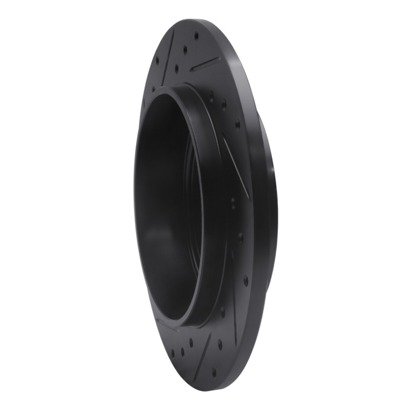 Picture of R1 02-10 Ford Explorer Rear Right Drilled & Slotted Black Brake Rotor