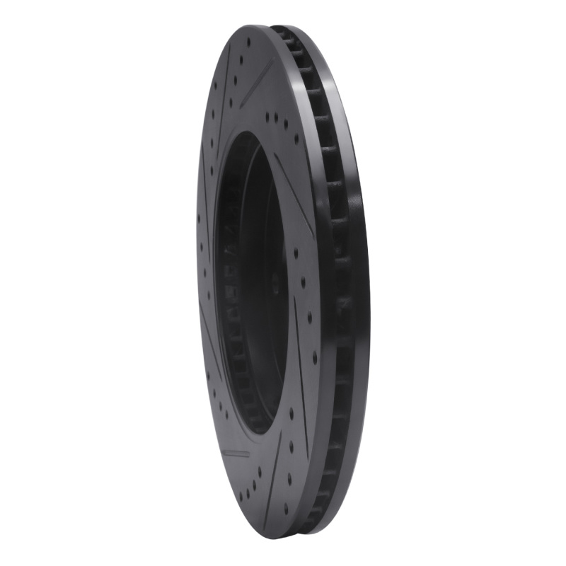 Picture of R1 02-06 Ford Expedition Front Right Drilled & Slotted Black Brake Rotor