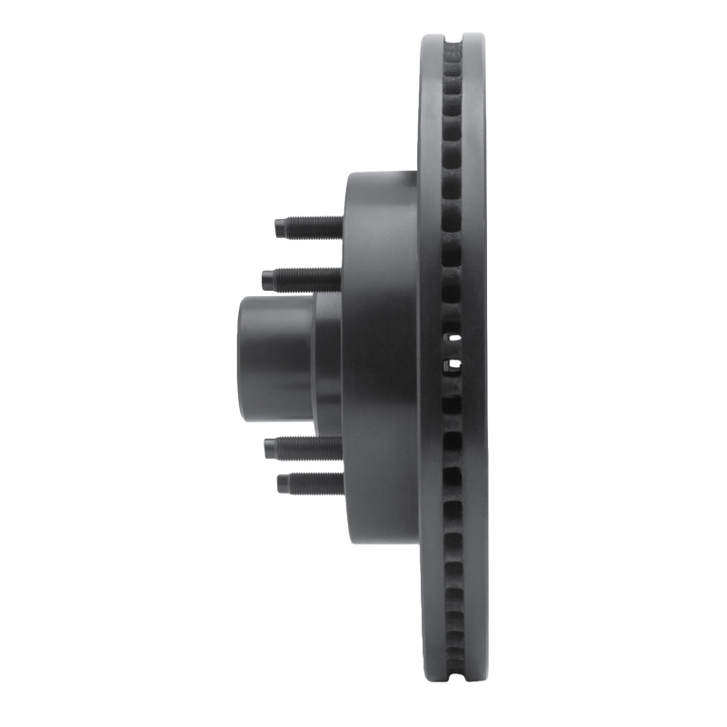 Picture of R1 04-06 Ford E-150 Club Wagon Front Left Drilled & Slotted Black Brake Rotor
