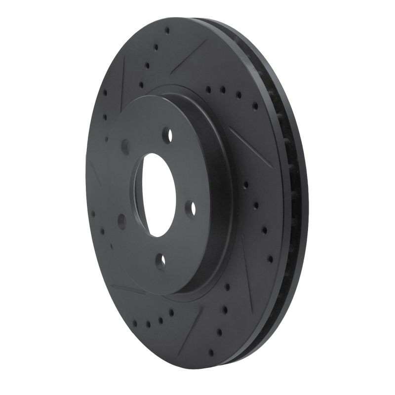 Picture of R1 05-12 Ford Escape Front Left Drilled & Slotted Black Brake Rotor