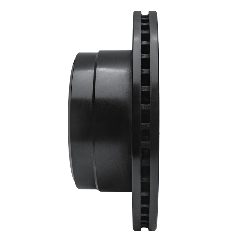 Picture of R1 05-12 Ford F-350 Super Duty 2WD Rear Right Drilled & Slotted Black Brake Rotor