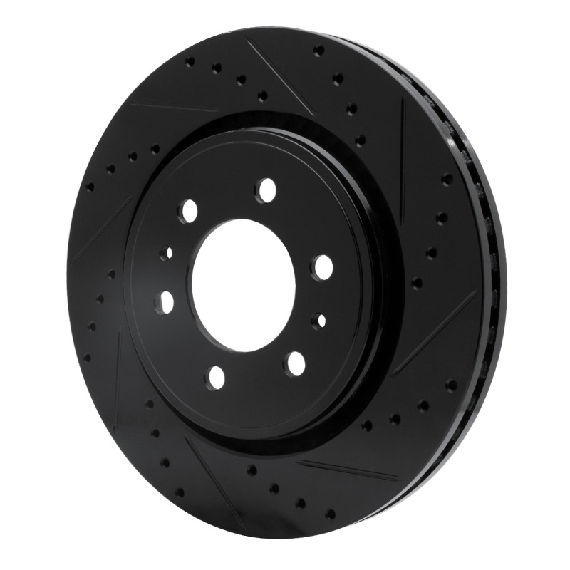 Picture of R1 07-21 Ford Expedition Front Right Drilled & Slotted Black Brake Rotor